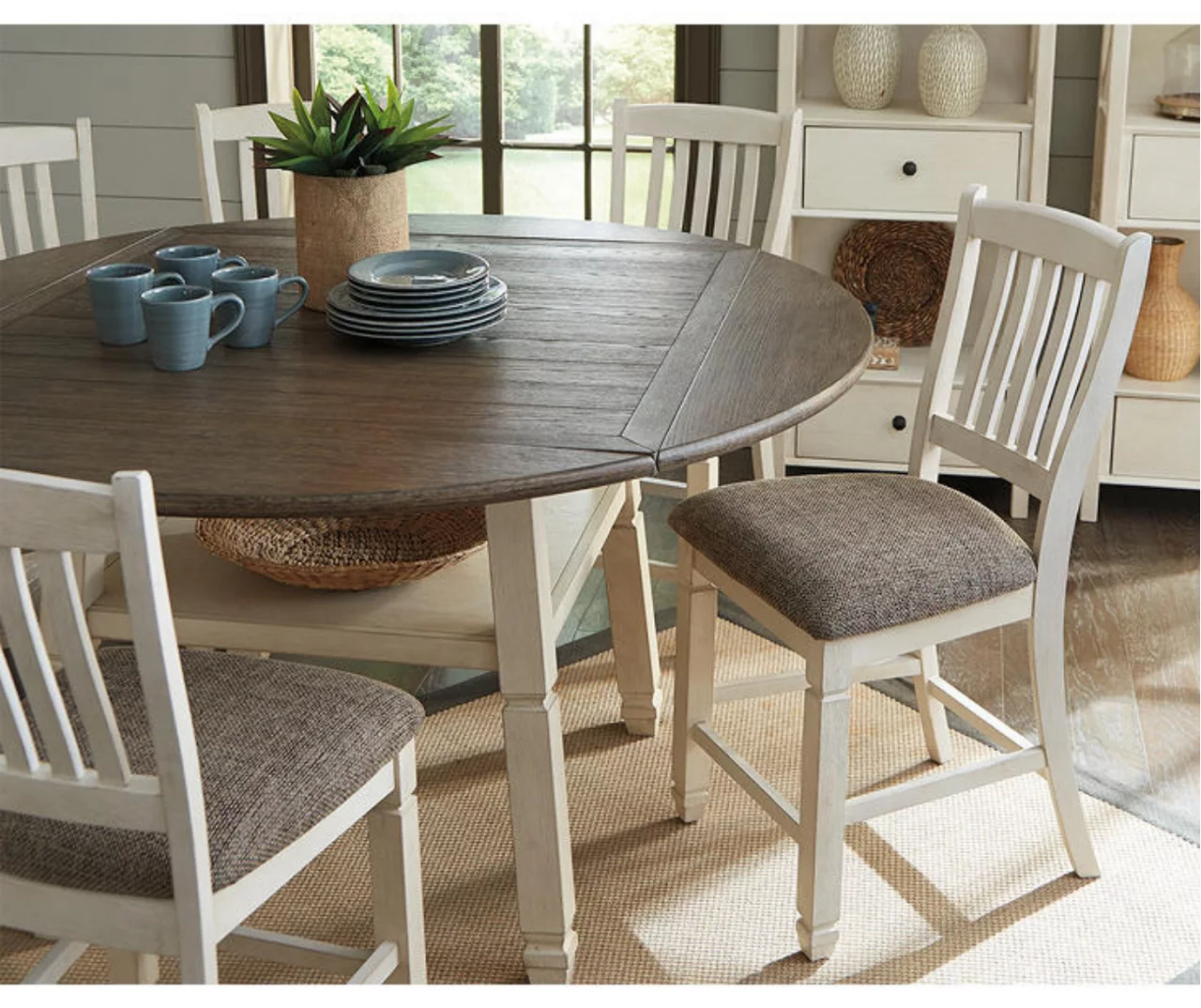 Bolanburg Drop Leaf Counter-Height Dining Table 2 Bolanburg Drop Leaf Counter-Height Dining Table - Image 2