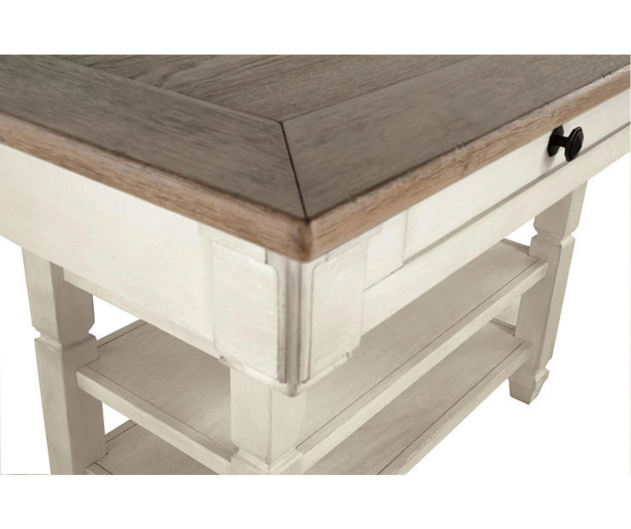 Bolanburg Counter-Height Dining Table With Wine Bottle Storage 2 Bolanburg Counter-Height Dining Table With Wine Bottle Storage - Image 2