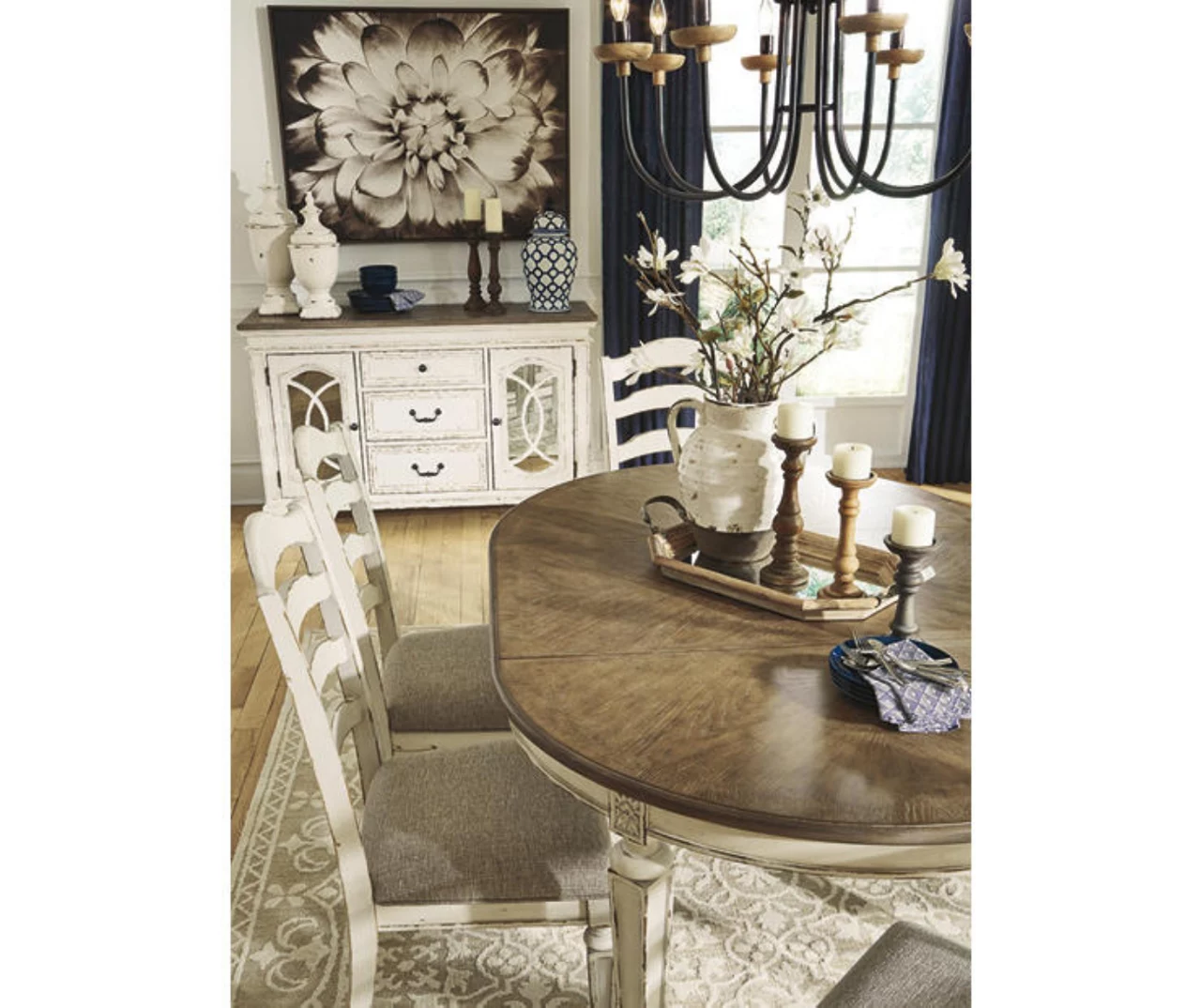 Raelyn Oval Extension Leaf Dining Table 6 Raelyn Oval Extension Leaf Dining Table - Image 6