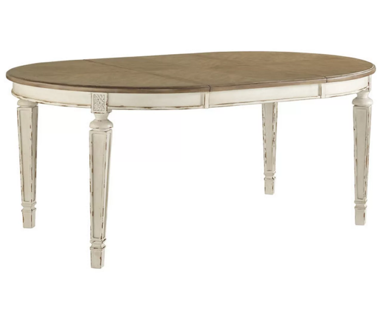Raelyn Oval Extension Leaf Dining Table 1 Raelyn Oval Extension Leaf Dining Table