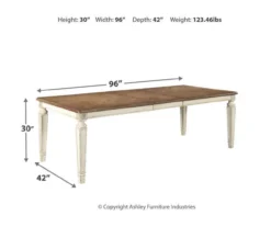 Raelyn Rectangular Extension Leaf Dining Table -Best Furniture Store 810599595 10