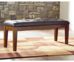 Ralene Faux Leather Dining Bench -Best Furniture Store 810599600 3