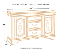 Raelyn Dining Server -Best Furniture Store 810599611 6