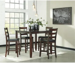 Coviar 5-Piece Counter-Height Dining Set -Best Furniture Store 810599621 3
