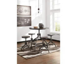 Odium 5-Oiece Counter-Height Dining Set -Best Furniture Store 810599623 8