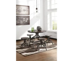 Odium 5-Oiece Counter-Height Dining Set -Best Furniture Store 810599623 9