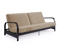 DHP Elbern Black Metal Futon With Cover -Best Furniture Store 810599700 A3