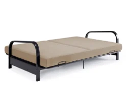 DHP Elbern Black Metal Futon With Cover -Best Furniture Store 810599700 A9