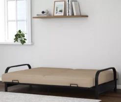 DHP Elbern Black Metal Futon With Cover -Best Furniture Store 810599700 B8