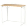 Blonde Wood & White Folding Desk