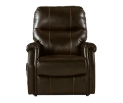 Markridge Chocolate Faux Leather Power Lift Recliner