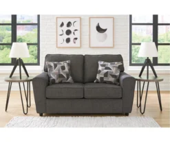Cascilla Slate Gray Loveseat -Best Furniture Store 810609756 A0 5