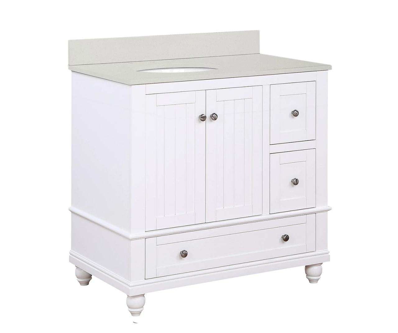 DHP Atwater Living Jazmyn Bathroom Vanity With White Sink 3 DHP Atwater Living Jazmyn Bathroom Vanity With White Sink - Image 3