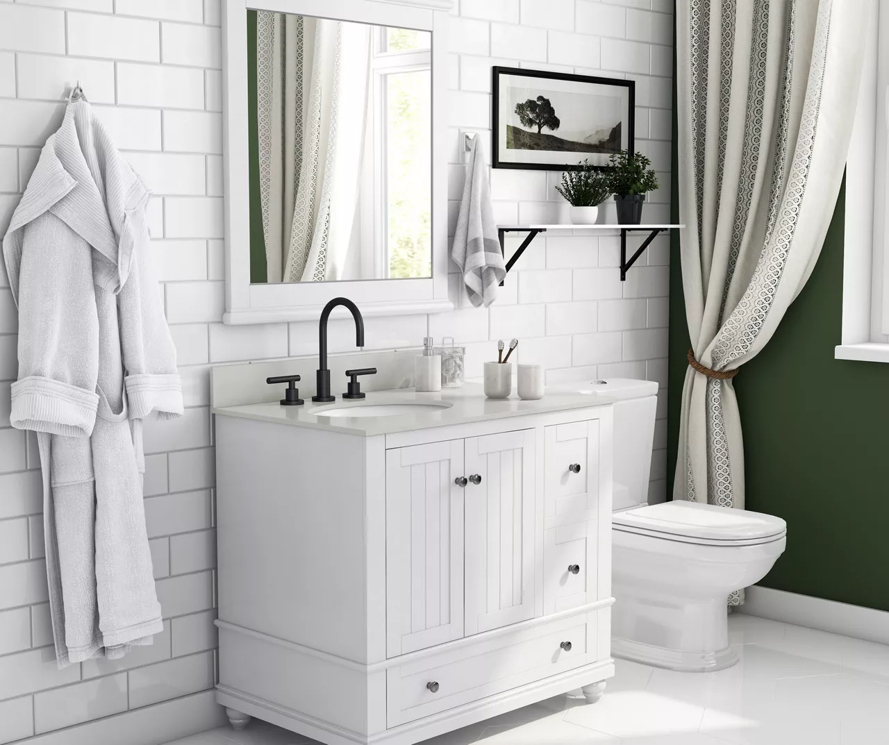 DHP Atwater Living Jazmyn Bathroom Vanity With White Sink 16 DHP Atwater Living Jazmyn Bathroom Vanity With White Sink - Image 16