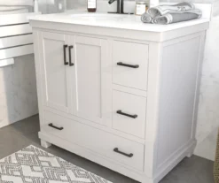 DHP Atwater Living Mills White Bathroom Vanity With Sink 9 DHP Atwater Living Mills White Bathroom Vanity With Sink -Best Furniture Store 810610511 B0 1