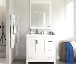 DHP Atwater Living Mills White Bathroom Vanity With Sink 11 DHP Atwater Living Mills White Bathroom Vanity With Sink -Best Furniture Store 810610511 B0 5