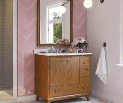 DHP Atwater Living Delias Bathroom Vanity With White Sink 24 DHP Atwater Living Delias Bathroom Vanity With White Sink -Best Furniture Store 810610513 B0 5