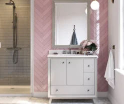 DHP Atwater Living Delias Bathroom Vanity With White Sink 27 DHP Atwater Living Delias Bathroom Vanity With White Sink -Best Furniture Store 810610515 B0 3