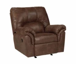 Bladen Coffee Faux Leather Rocker Recliner -Best Furniture Store 810612226 6