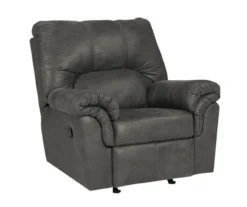 Bladen Slate Faux Leather Rocker Recliner -Best Furniture Store 810612227 3