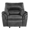Bladen Slate Faux Leather Rocker Recliner