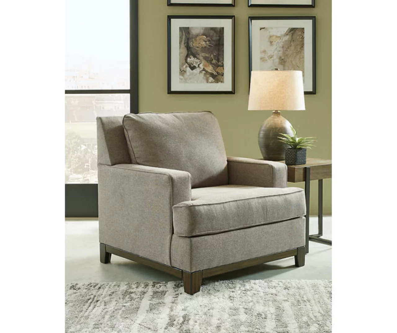 Kaywood Gray Armchair 4 Kaywood Gray Armchair - Image 4