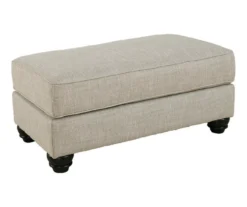 Asanti Gray Ottoman