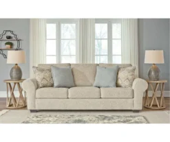 Haisley Ivory Queen Sleeper Sofa -Best Furniture Store 810612307 3