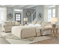 Haisley Ivory Queen Sleeper Sofa -Best Furniture Store 810612307 6