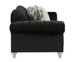 Harriotte Black Loveseat 8 Harriotte Black Loveseat -Best Furniture Store 810612312 4