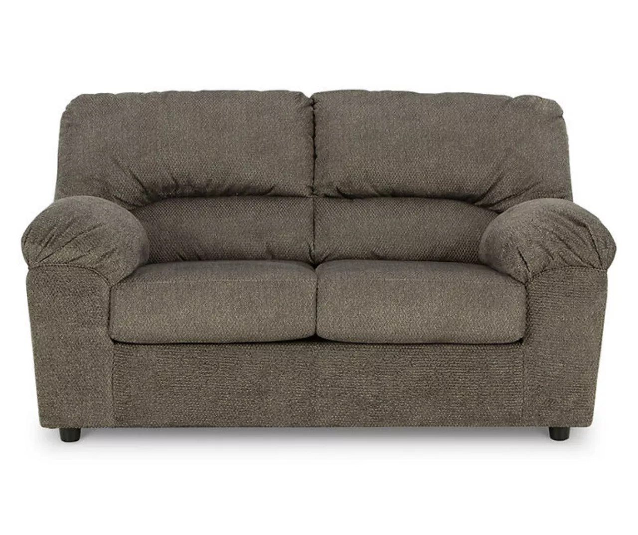 Norlou Taupe Loveseat 1 Norlou Taupe Loveseat