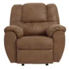 McGann Saddle Faux Leather Rocker Recliner