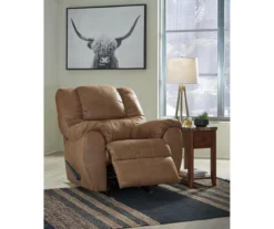McGann Saddle Faux Leather Rocker Recliner -Best Furniture Store 810612511 A0 4