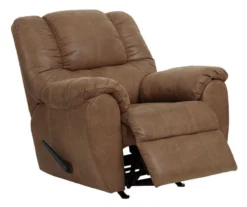McGann Saddle Faux Leather Rocker Recliner -Best Furniture Store 810612511 A0 5