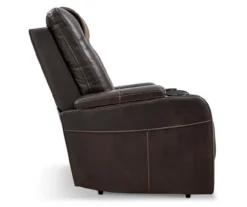 Composer Brown Faux Leather Power Recliner -Best Furniture Store 810612553 12