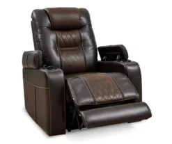 Composer Brown Faux Leather Power Recliner -Best Furniture Store 810612553 6