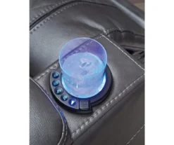 Composer Black Faux Leather Power Recliner -Best Furniture Store 810612554 2