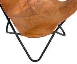 Tan Leather Butterfly Chair 5 Tan Leather Butterfly Chair -Best Furniture Store 810616677 A0 3