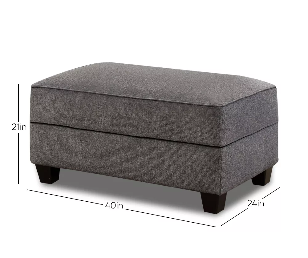Tripoli Slate Storage Ottoman 6 Tripoli Slate Storage Ottoman - Image 6