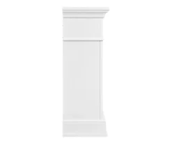 62" White Marble Grand Electric Fireplace Console -Best Furniture Store 810617766 A0 5