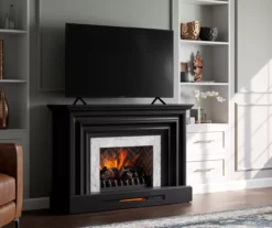 53.5" Black Petite Grand Electric Fireplace Console -Best Furniture Store 810617767 B0 3