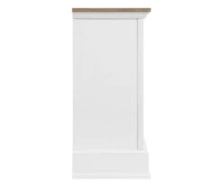 60" White 2-Door Electric Fireplace Console -Best Furniture Store 810618088 A0 5