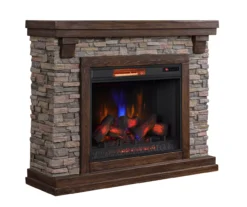 50" Madison Pine & Faux Stone Electric Fireplace 8 50" Madison Pine & Faux Stone Electric Fireplace -Best Furniture Store 810620258 A0 2