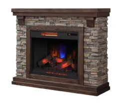 50" Madison Pine & Faux Stone Electric Fireplace 9 50" Madison Pine & Faux Stone Electric Fireplace -Best Furniture Store 810620258 A0 3