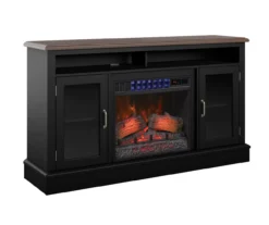 59.5" Black CoolGlow Electric Fireplace & Fan Console -Best Furniture Store 810620259 A0 4