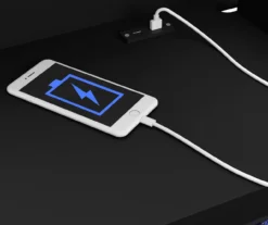 59.5" Black CoolGlow Electric Fireplace & Fan Console -Best Furniture Store 810620259 A8 1