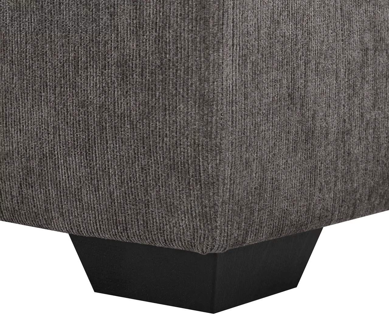 Gray Reversible Sofa Chaise 3 Gray Reversible Sofa Chaise - Image 3