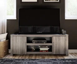 60" Aldridge Gray Oak TV Stand -Best Furniture Store 810621024 A0 1