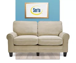 Copenhagen Tan Loveseat -Best Furniture Store 810659210 A0 2