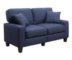Palisades Navy Blue Loveseat -Best Furniture Store 810659257 A0 1